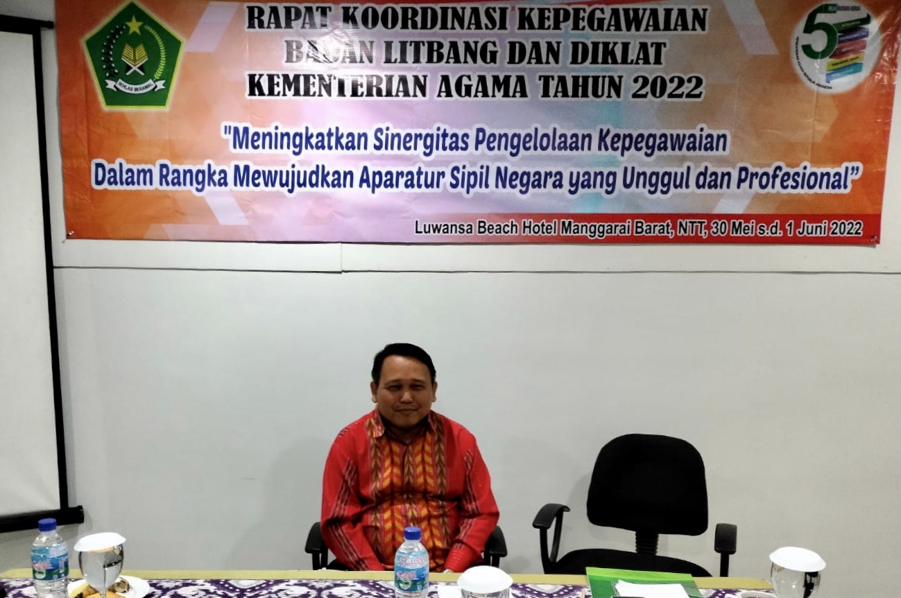 Kasubbag TU BDK Padang Hadiri Rapat Koordinasi Kepegawaian 2022